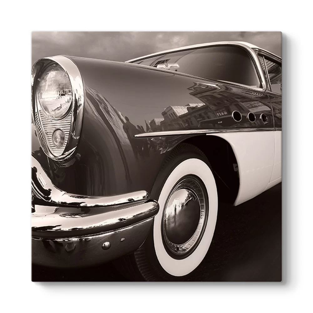 Retro Klasik Araba Tablosu - Model 3